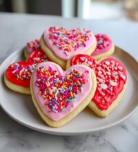 heart shaped cookies valentines day graphic