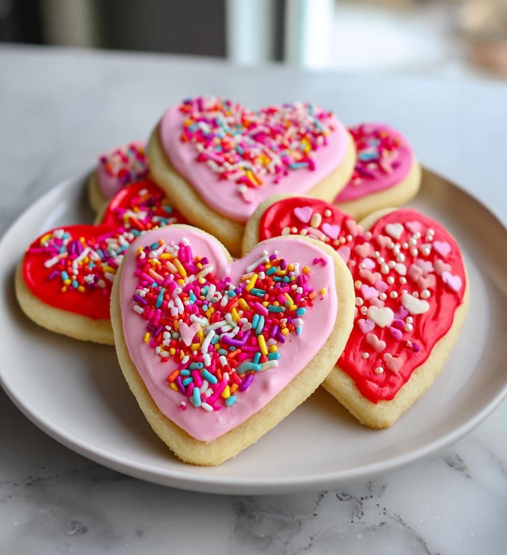 heart shaped cookies valentines day graphic
