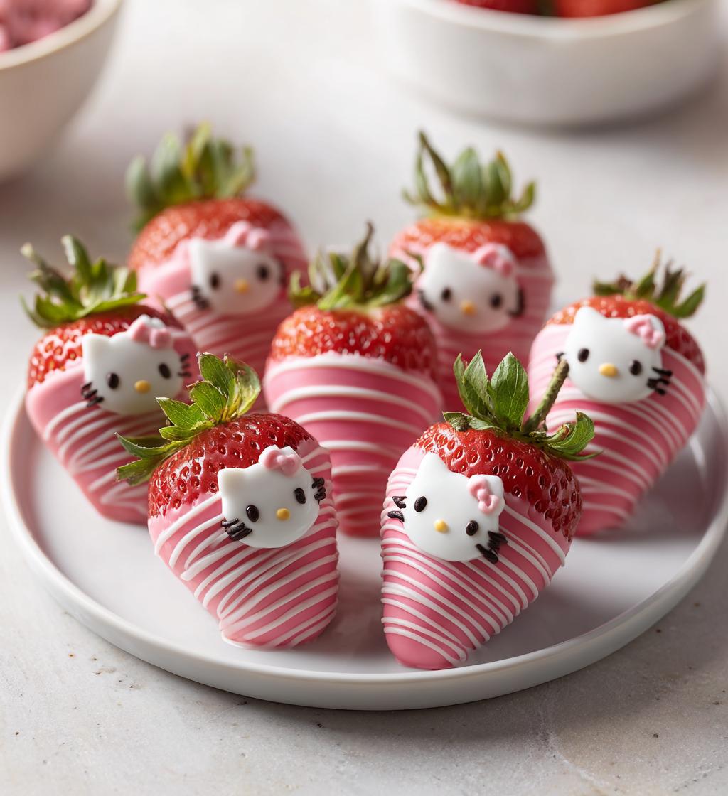 hello kitty valentines strawberries