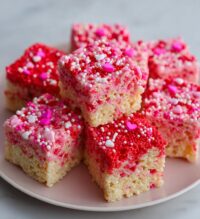 homemade rice krispies treats valentines day