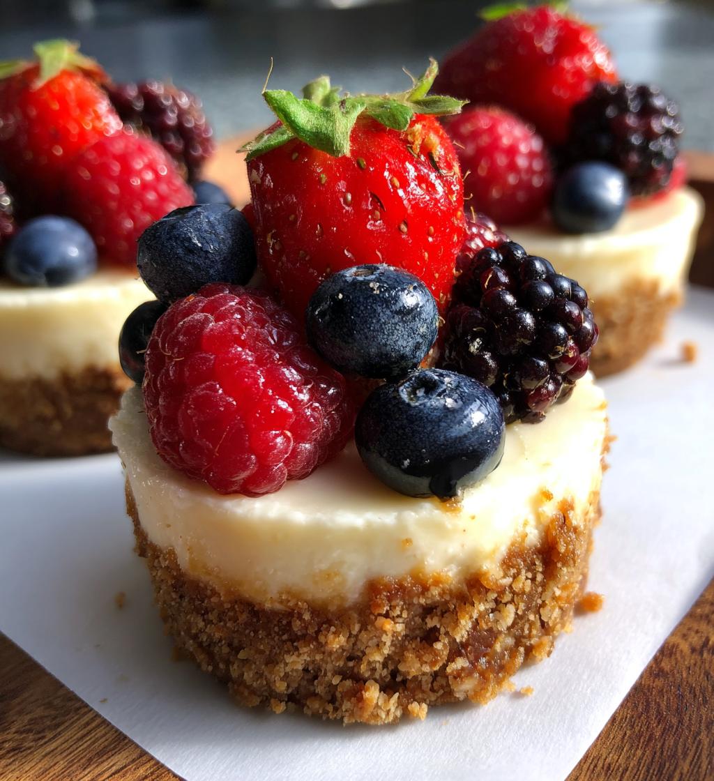 mini cheesecakes valentines day