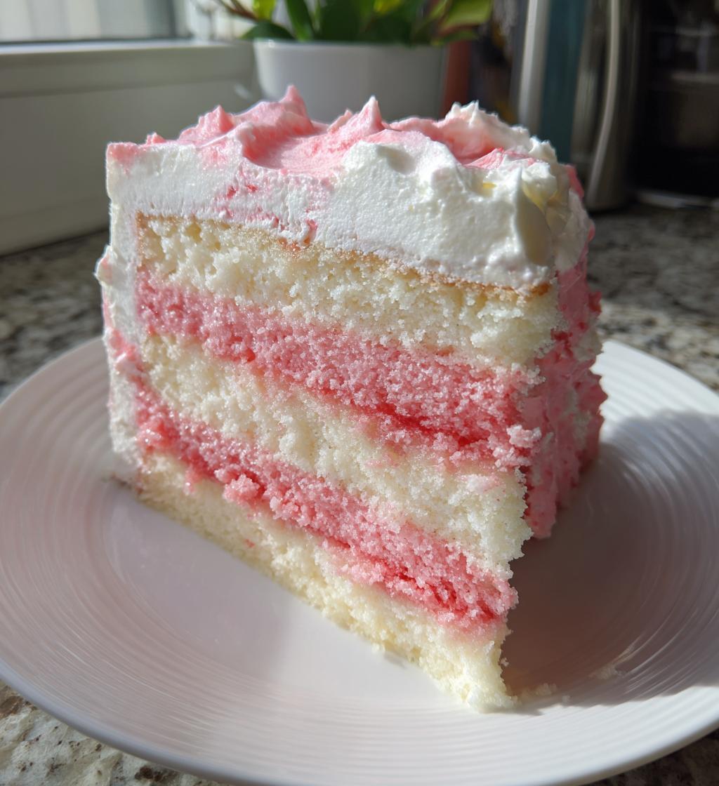 pink valentines cake