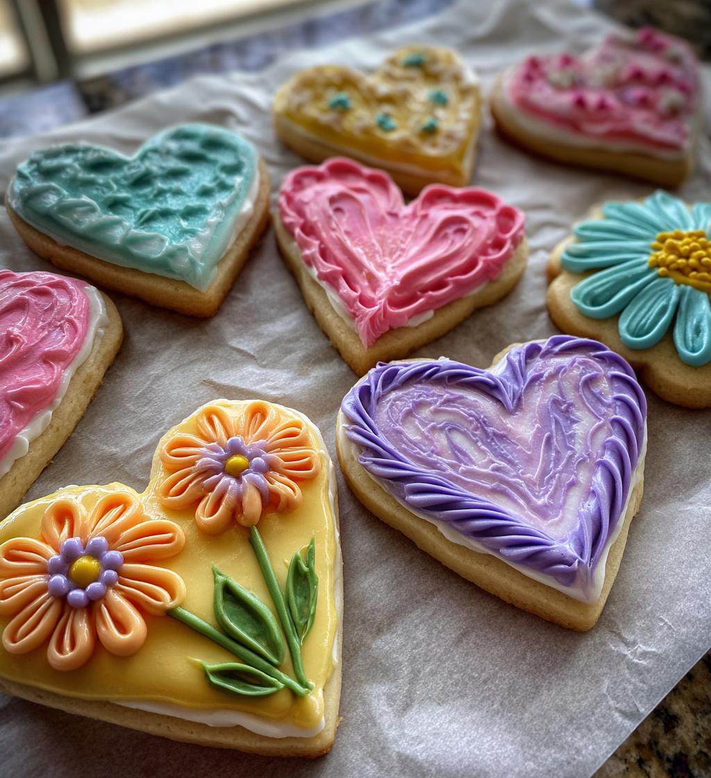 royal icing transfers valentines day