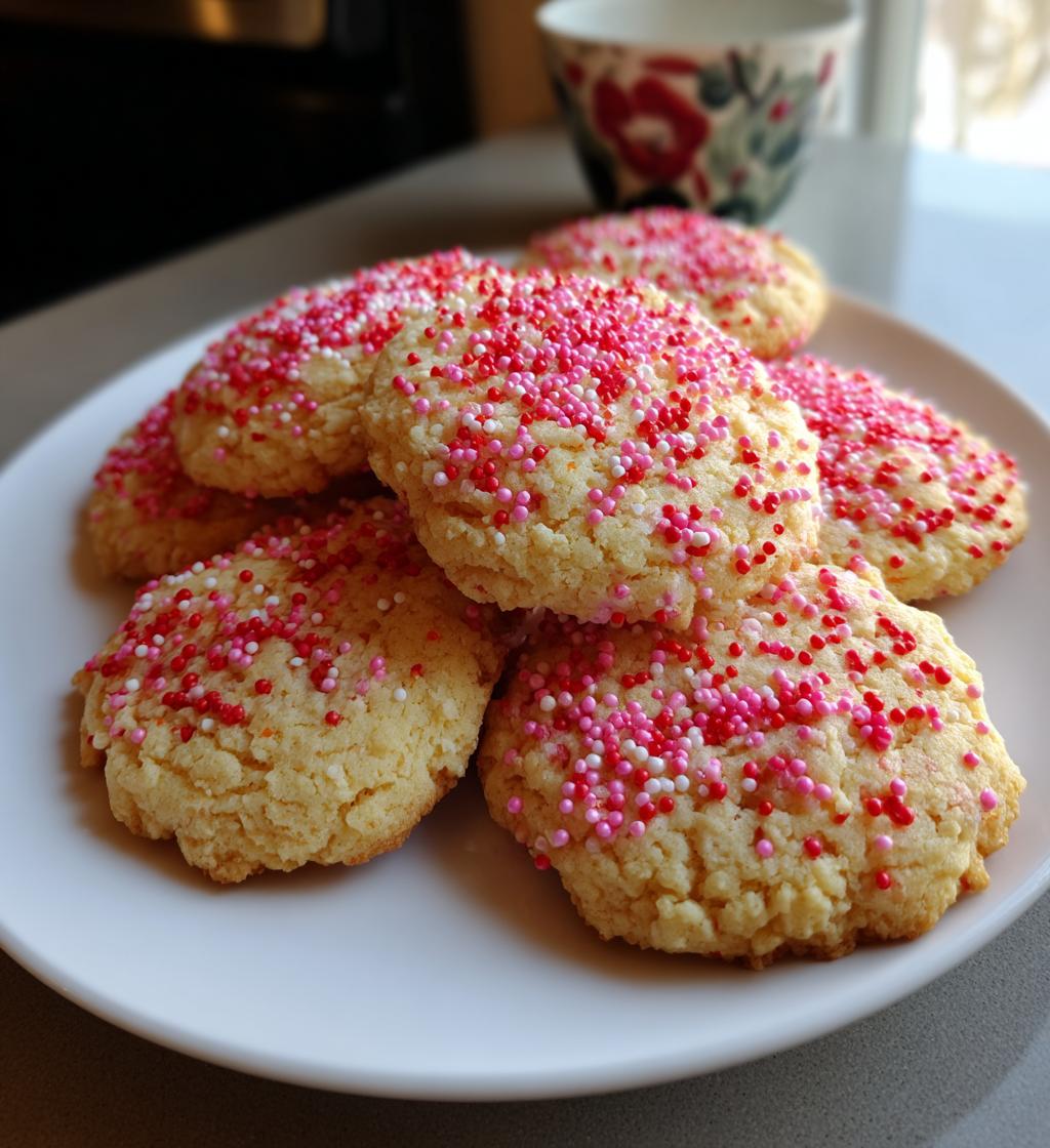 simple valentines cookies