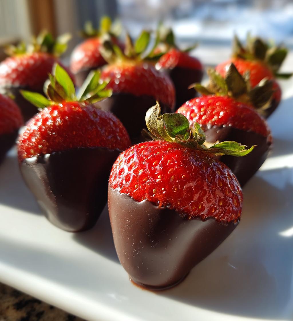 valentine dipped strawberries