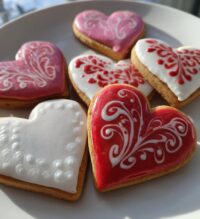 valentine heart cookies