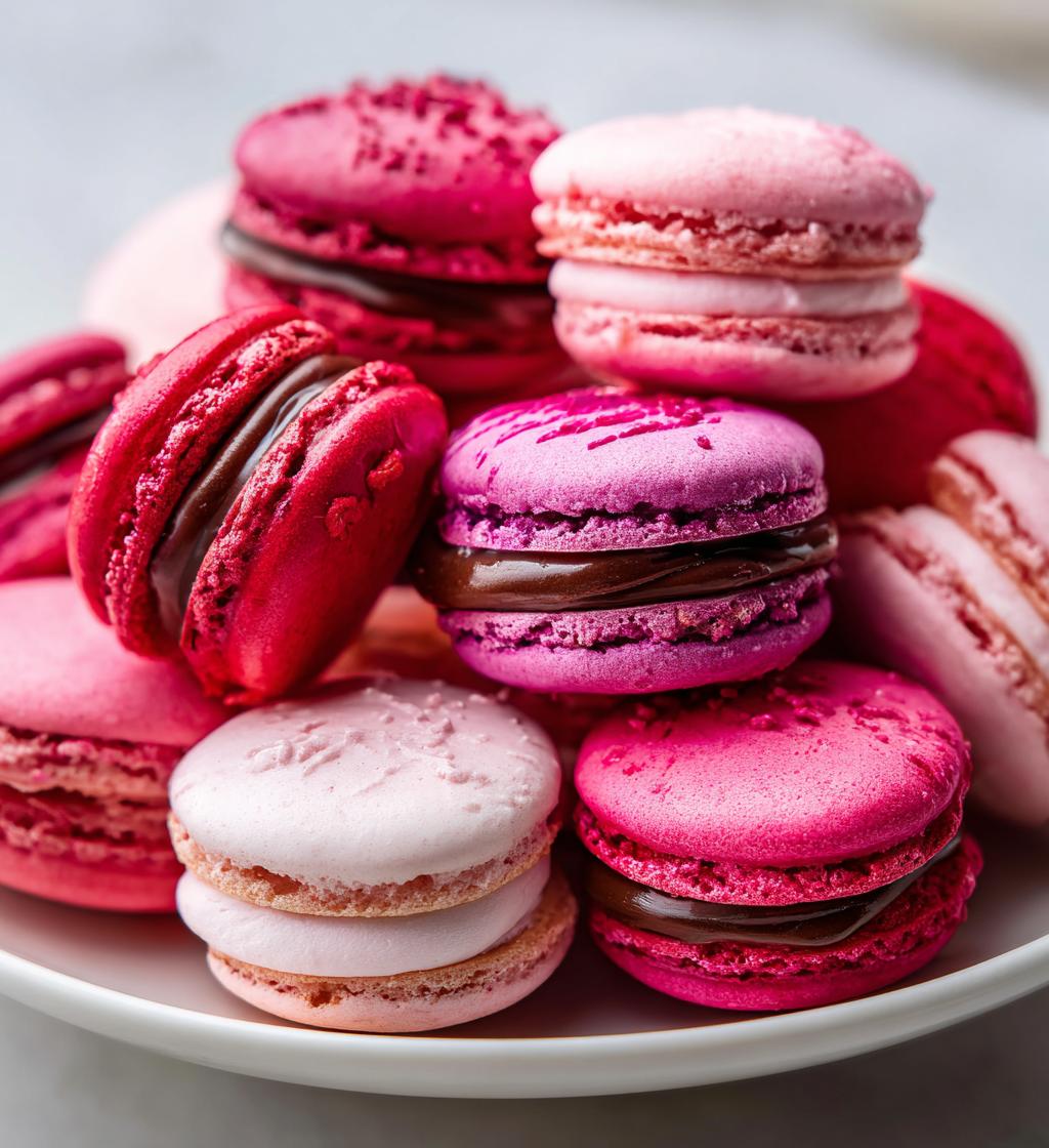 valentine macaron flavors