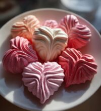 valentine meringue cookies