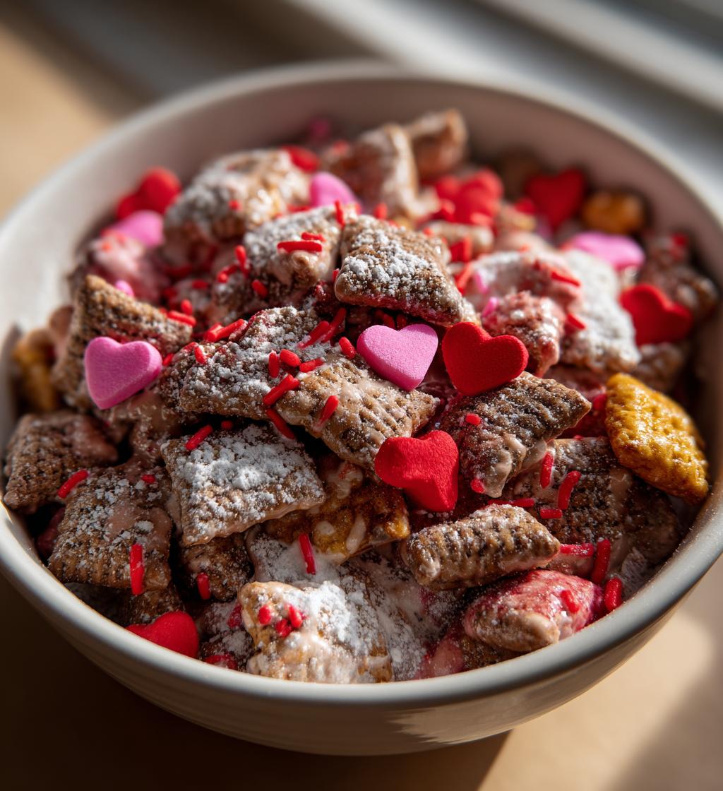 valentine muddy buddy recipe