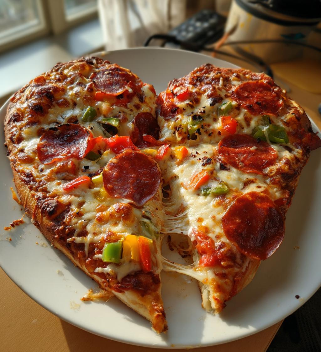 valentine pizza