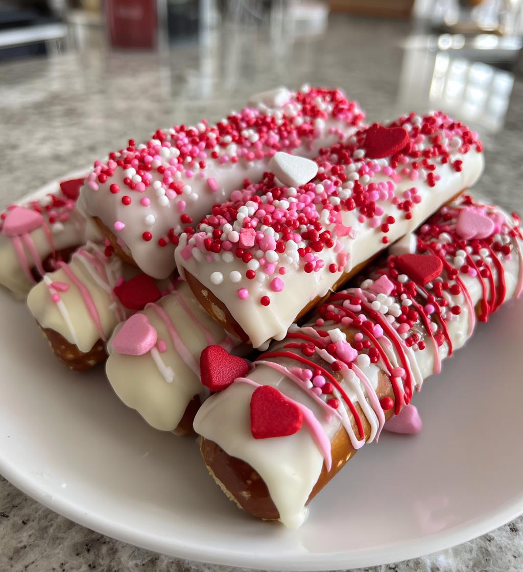 valentine pretzels