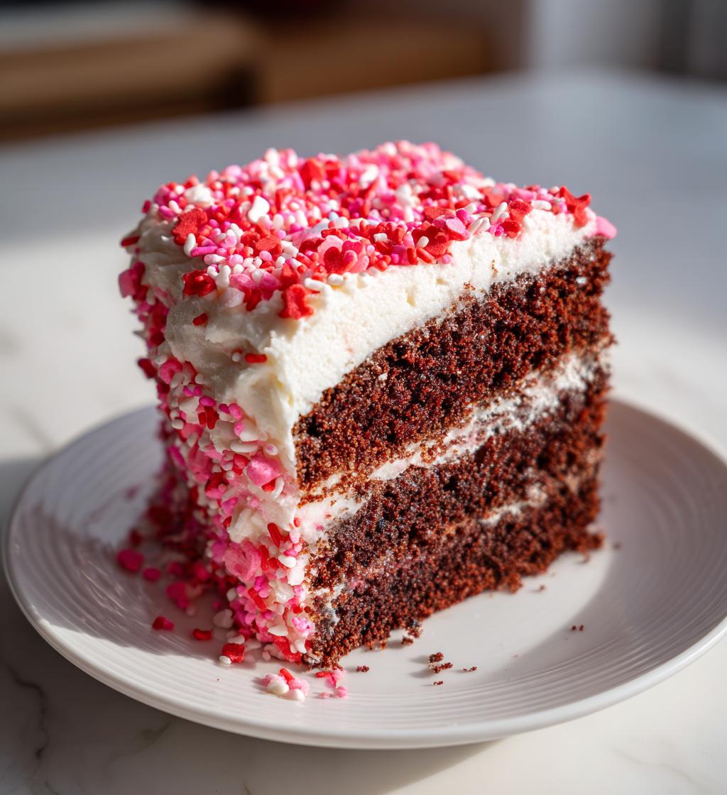 valentine sheet cake