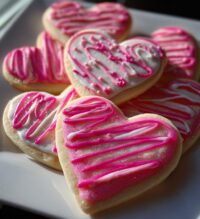 valentine sugar cut-out cookies