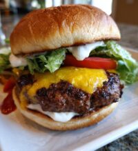 valentines burger