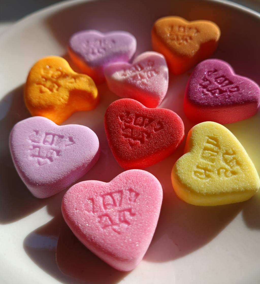 valentines candy hearts