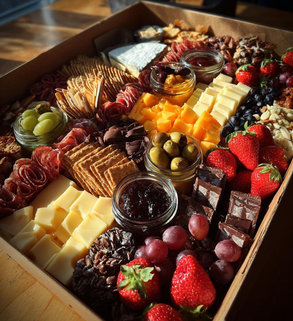 valentines charcuterie box ideas