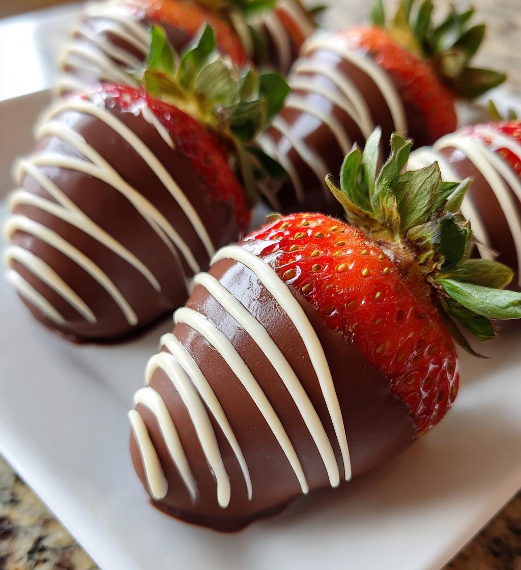 valentines covered strawberries