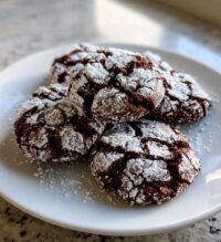valentines crinkle cookies