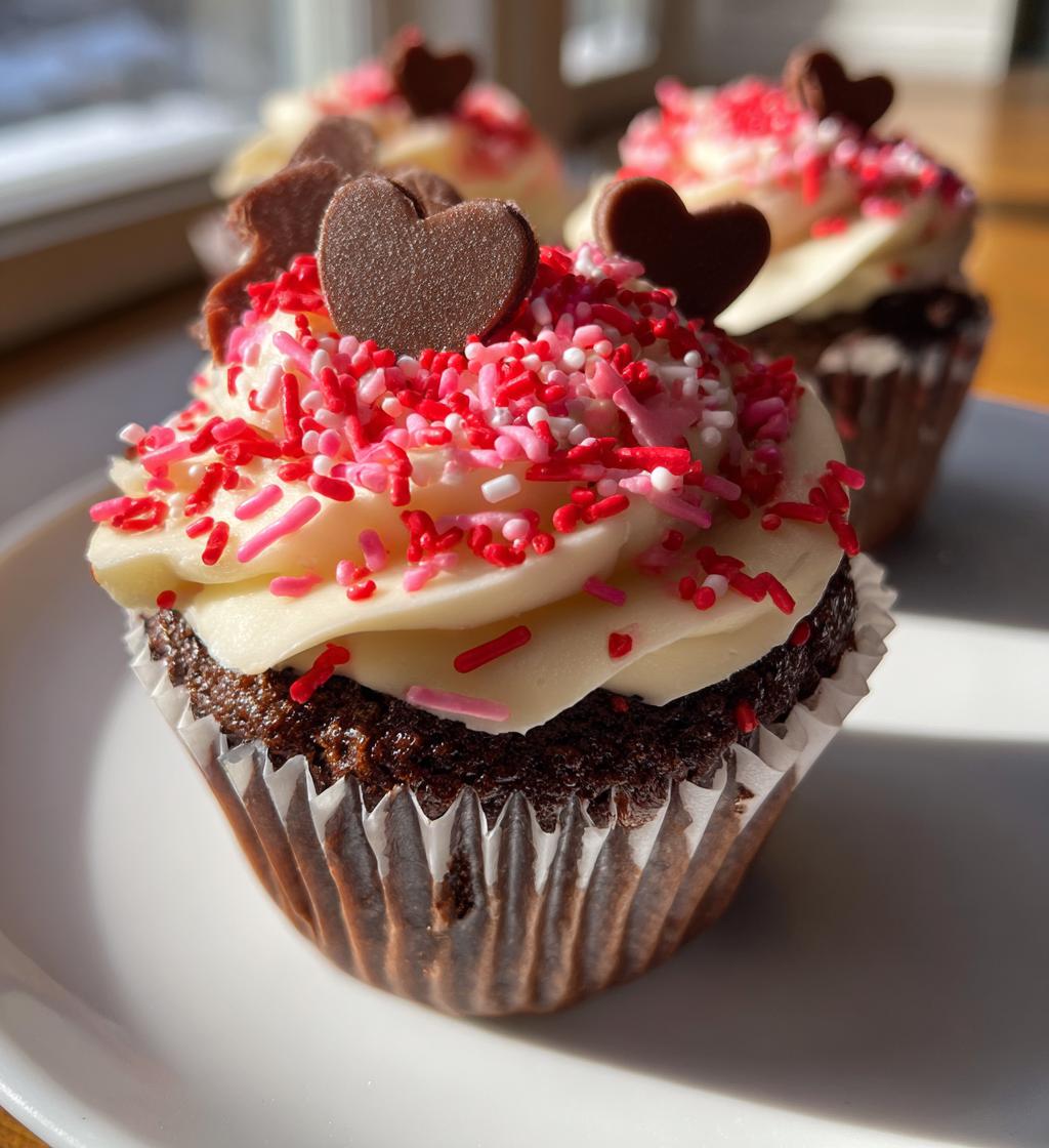 valentines cupcake design