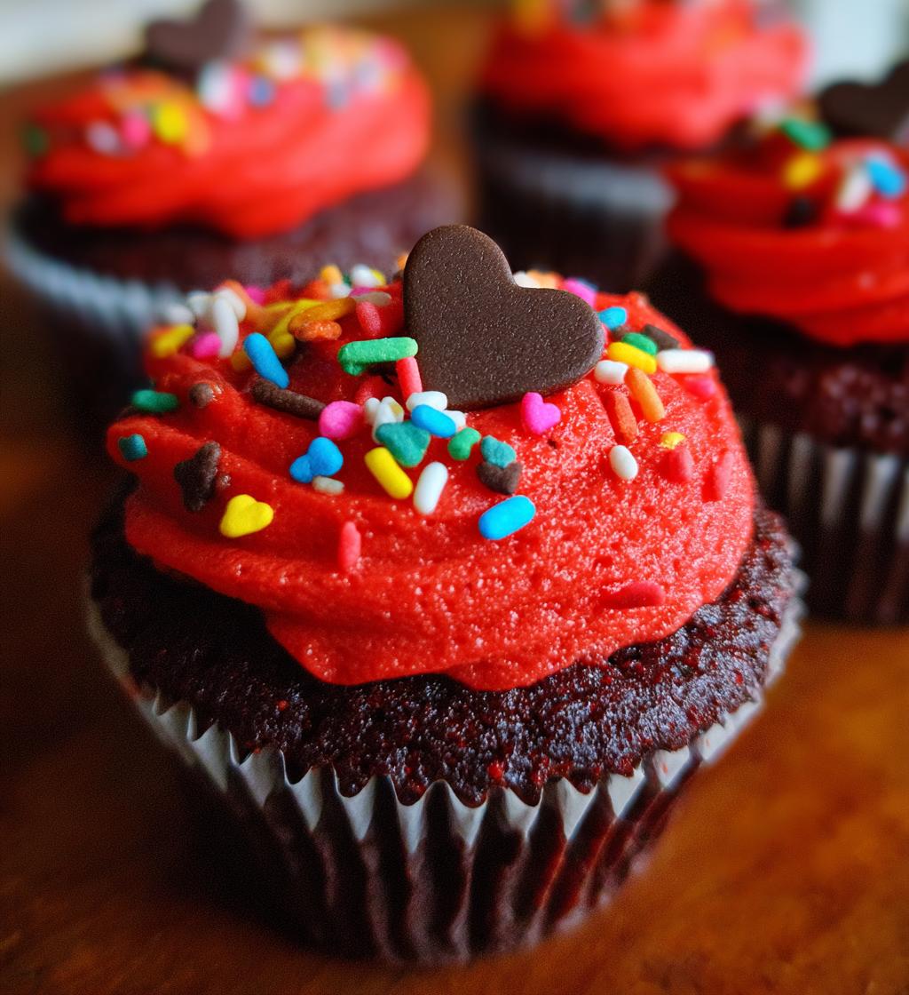 valentines cupcakes