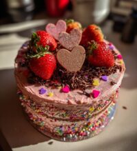 valentines day cake decorating