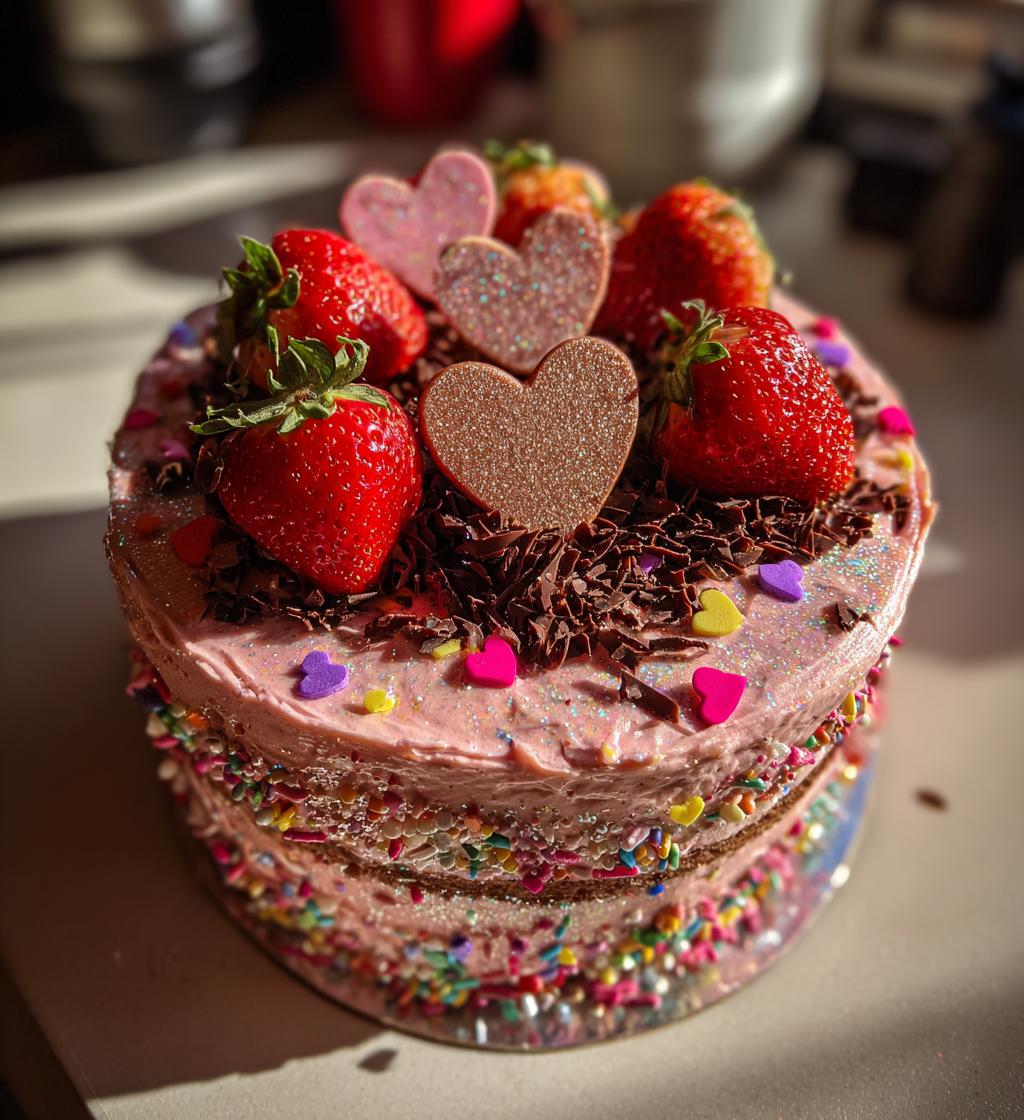 valentines day cake decorating