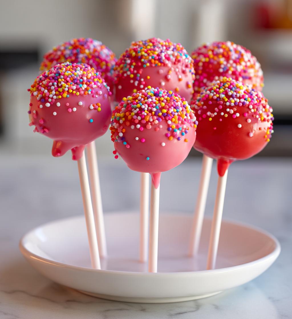 valentines day cake pops