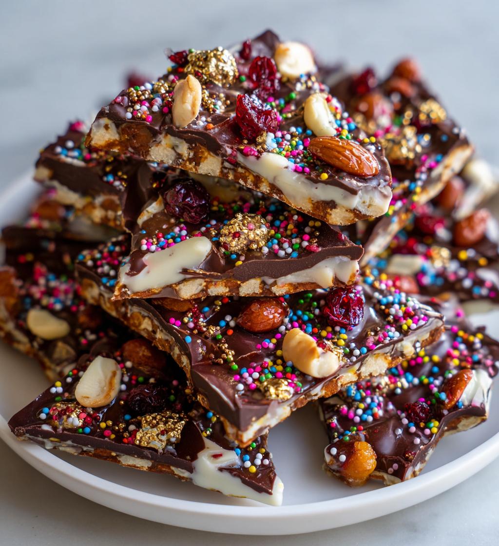 valentines day chocolate bark
