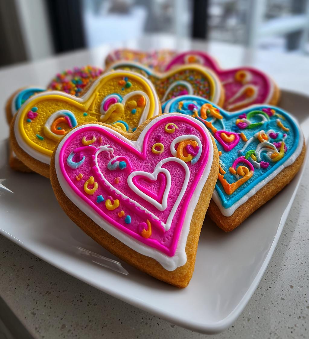 valentines day cookies decorated