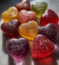 valentines day hearts candy