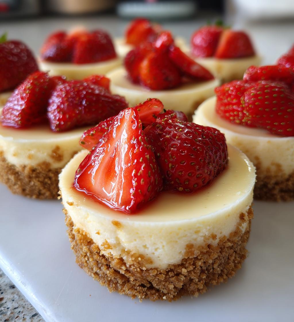 valentines day mini cheesecake