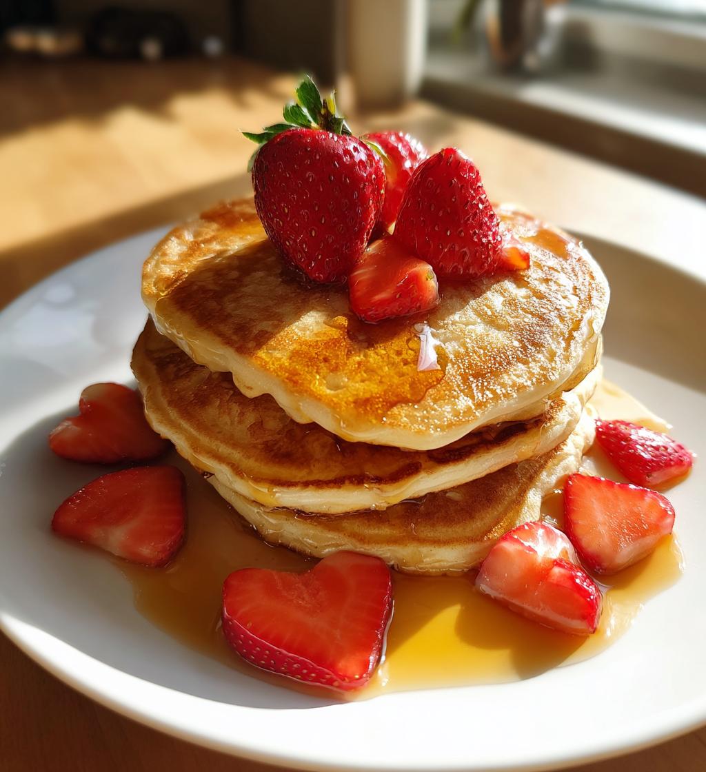 valentines day pancakes