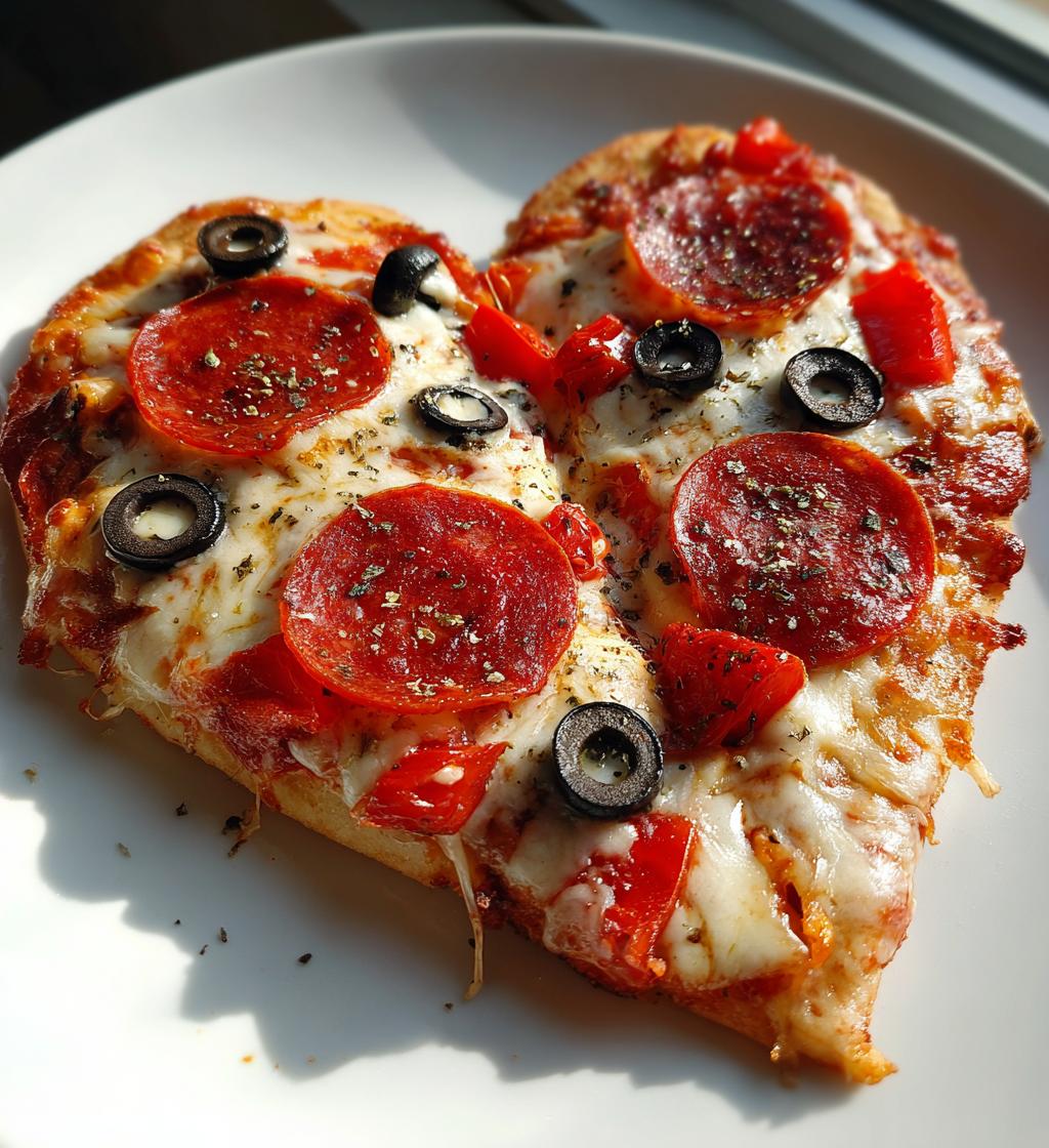 valentines day pizza