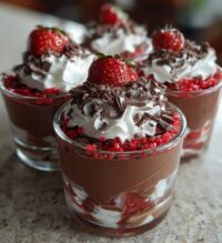 valentines day pudding cups