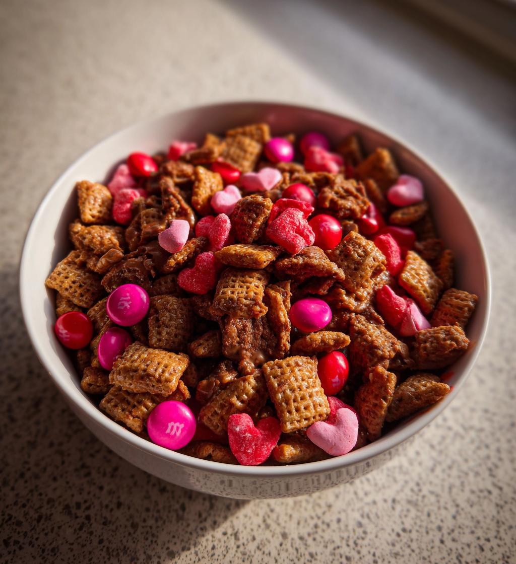 valentines day puppy chow