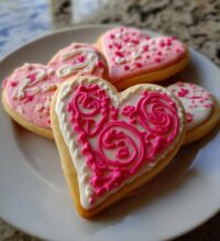 valentines day sugar cookies royal icing