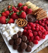 valentines day treat board