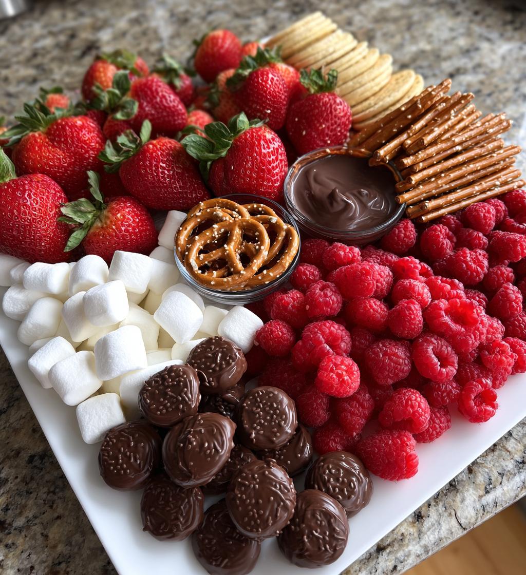 valentines day treat board