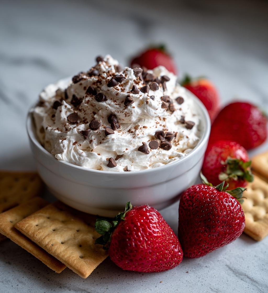 valentines dessert dip