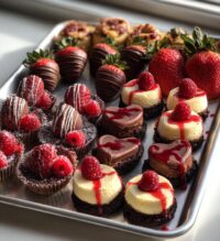 valentines dessert tray