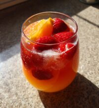 valentines drink garnish